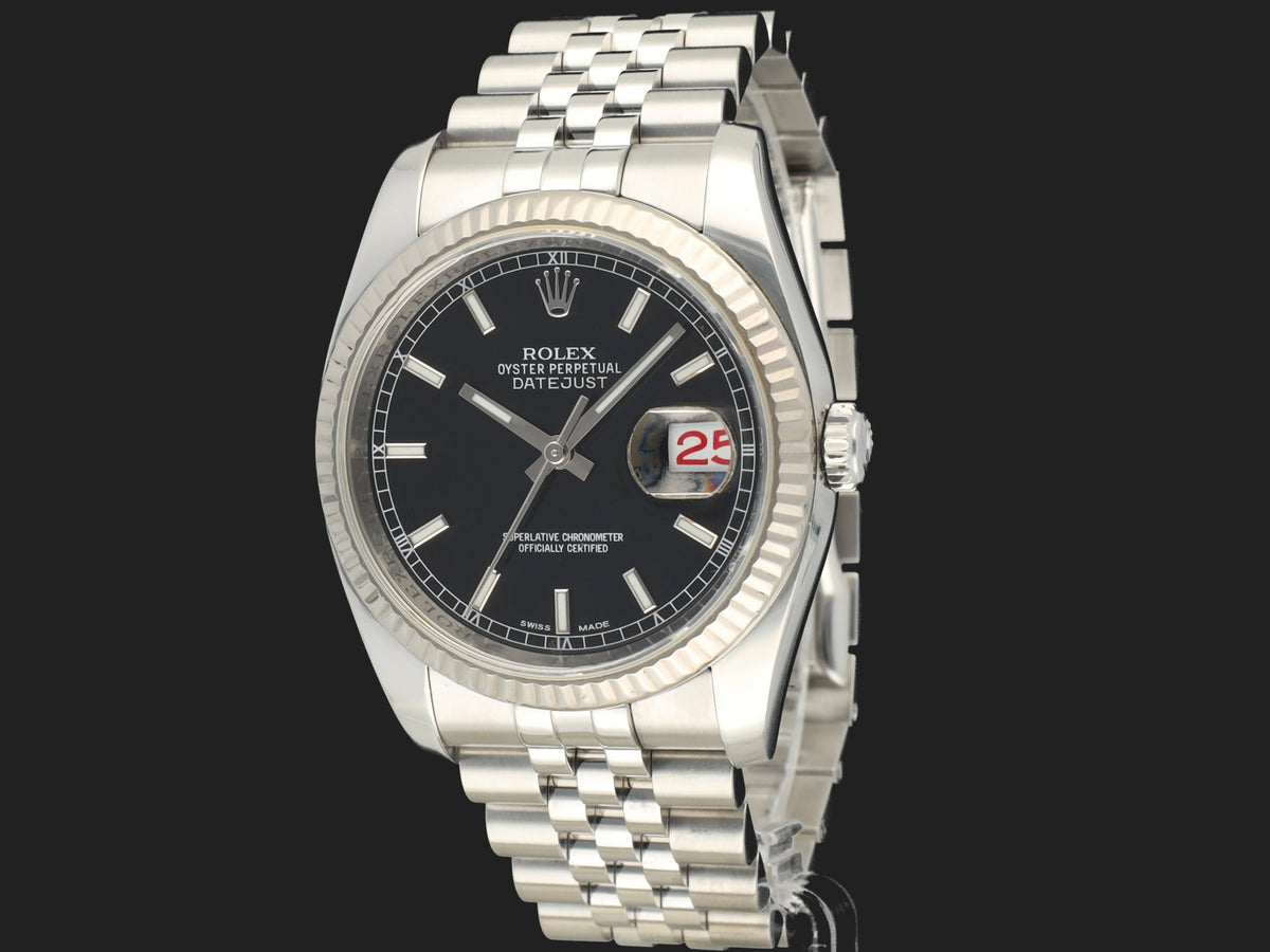 Rolex Datejust Black Dial 116234 (1)