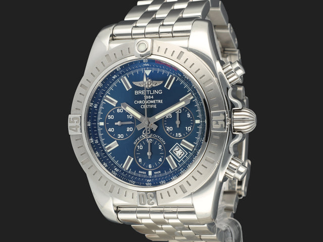 Breitling Chronomat 44 'Japan Special Edition' Blue Dial AB0115 AB011511/C956