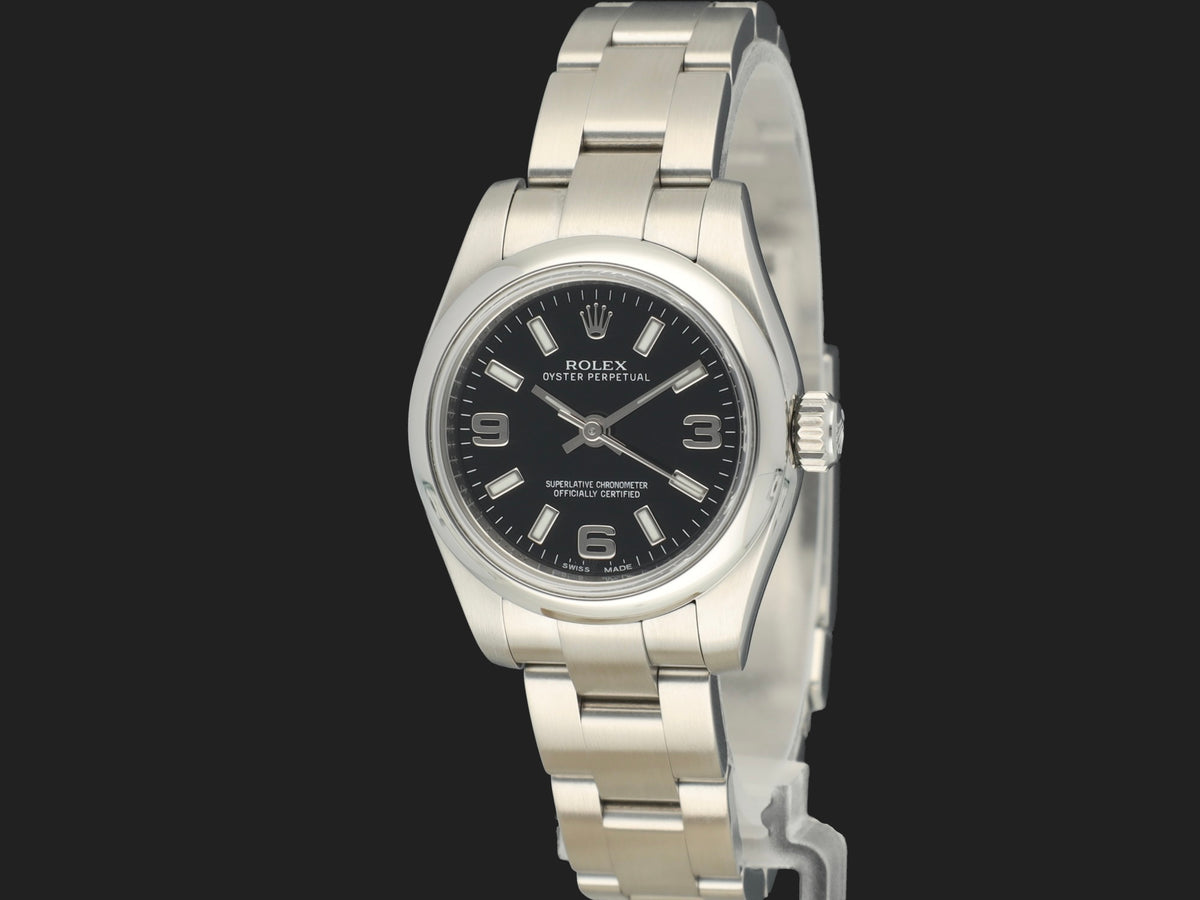 Rolex Oyster Perpetual Black Dial 176200 (1)