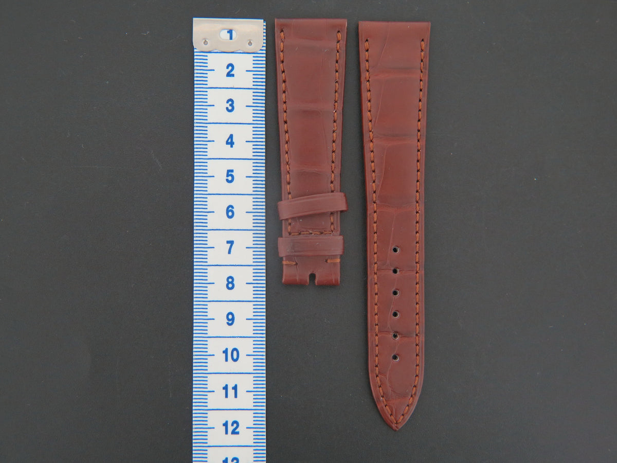 Breguet Alligator Leather Strap Chestnut Brown 20mm NEW (1)