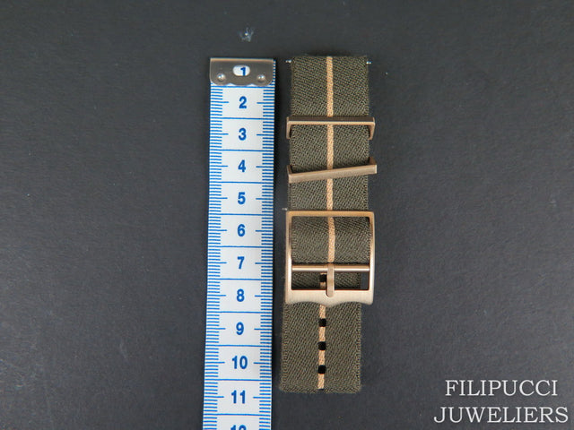 Tudor NATO Strap 23mm Green/Beige