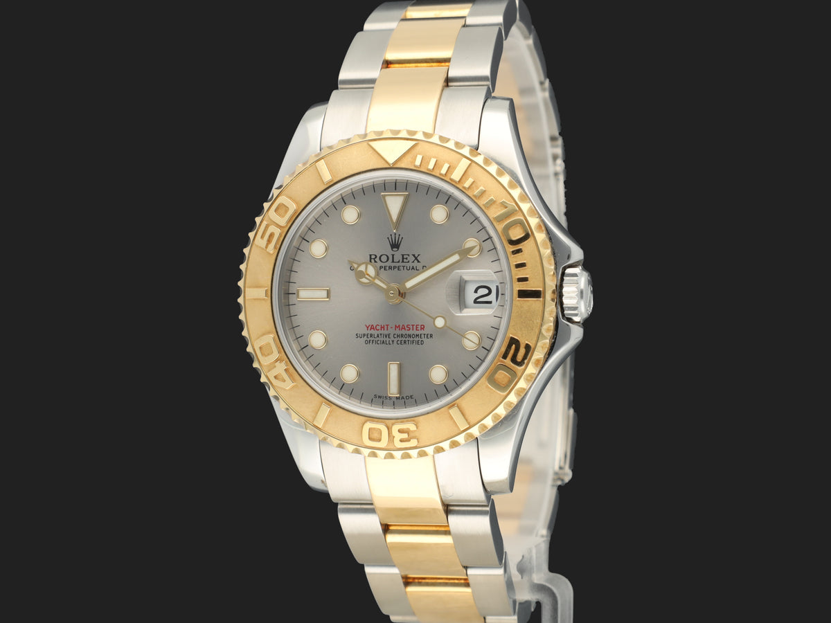 Rolex Yacht-Master 35 Gold/Steel Rhodium Dial 168623 (1)