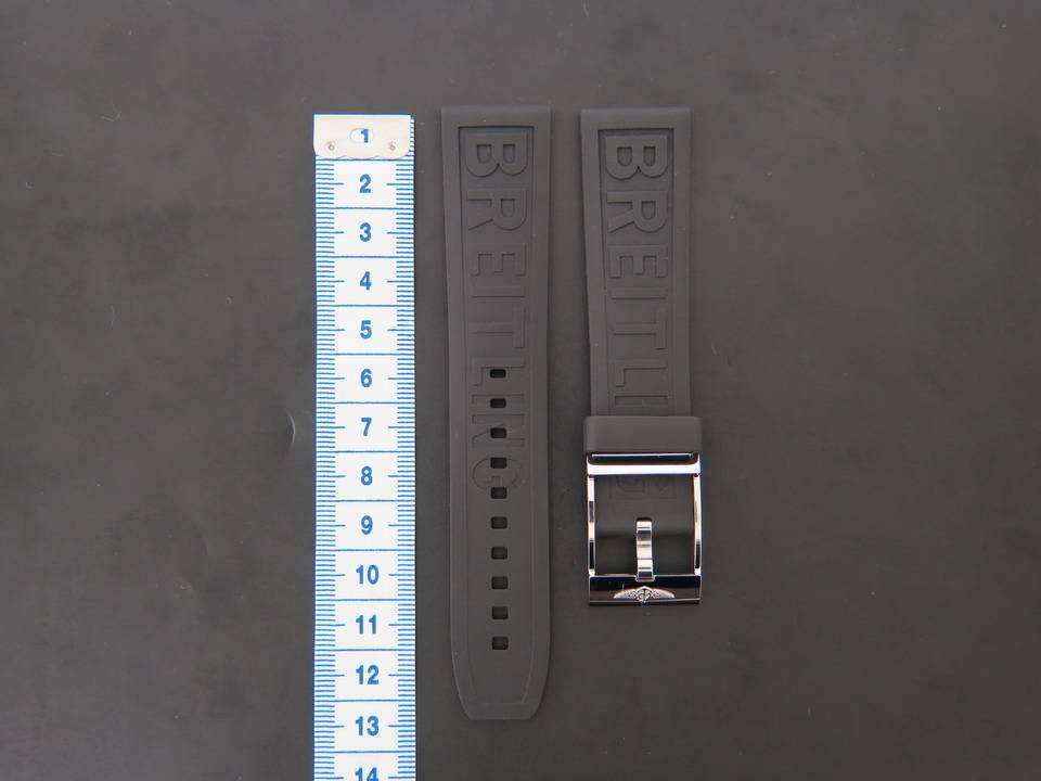 Breitling Rubber Strap 22 mm NEW (1)