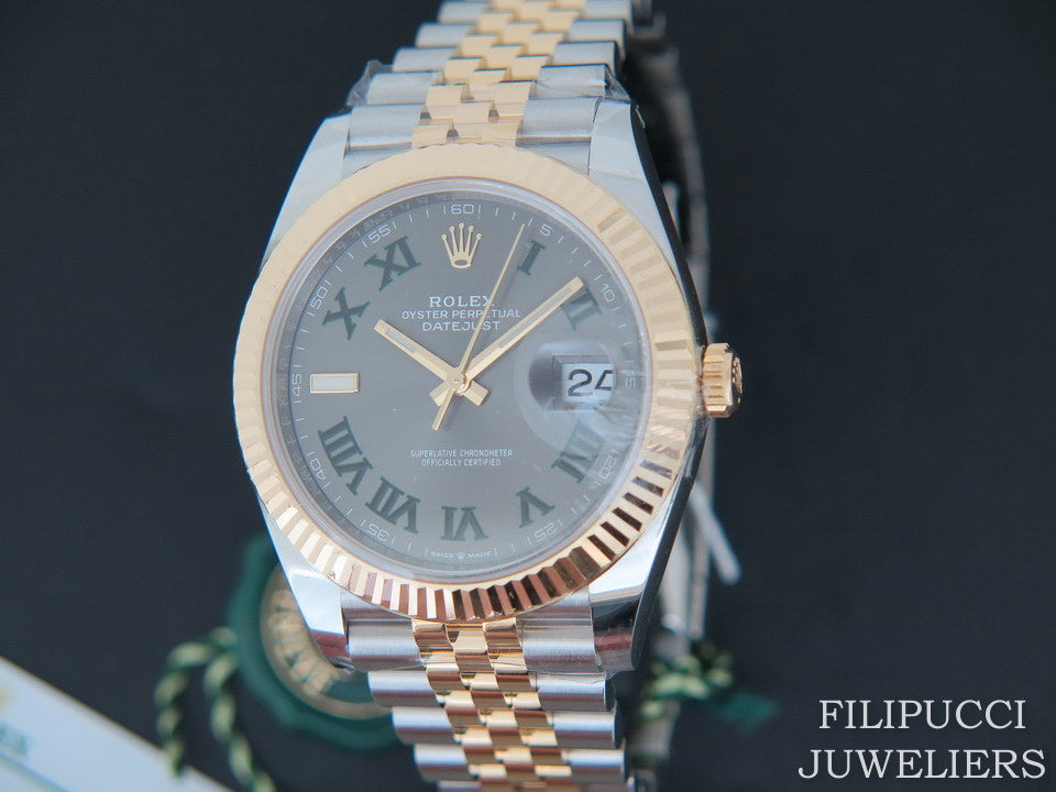 Rolex Datejust 41 Gold/Steel Slate Dial 126333 NEW 2020 (1)
