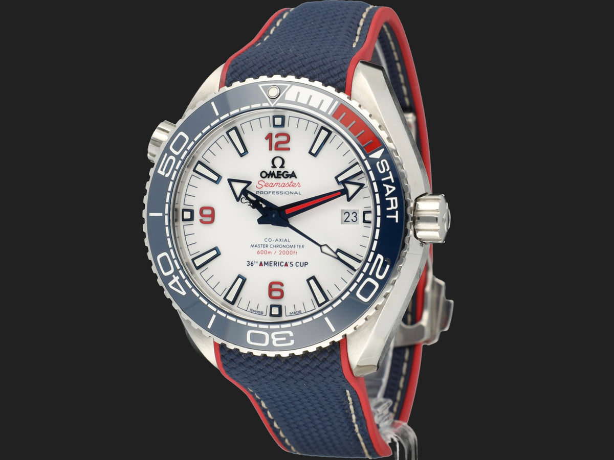 Omega Seamaster Planet Ocean 600m America's Cup 2021 Limited Edition 215.32.43.21.04.001 (1)