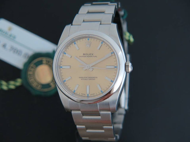 Rolex Oyster Perpetual Champagne-Colour Dial