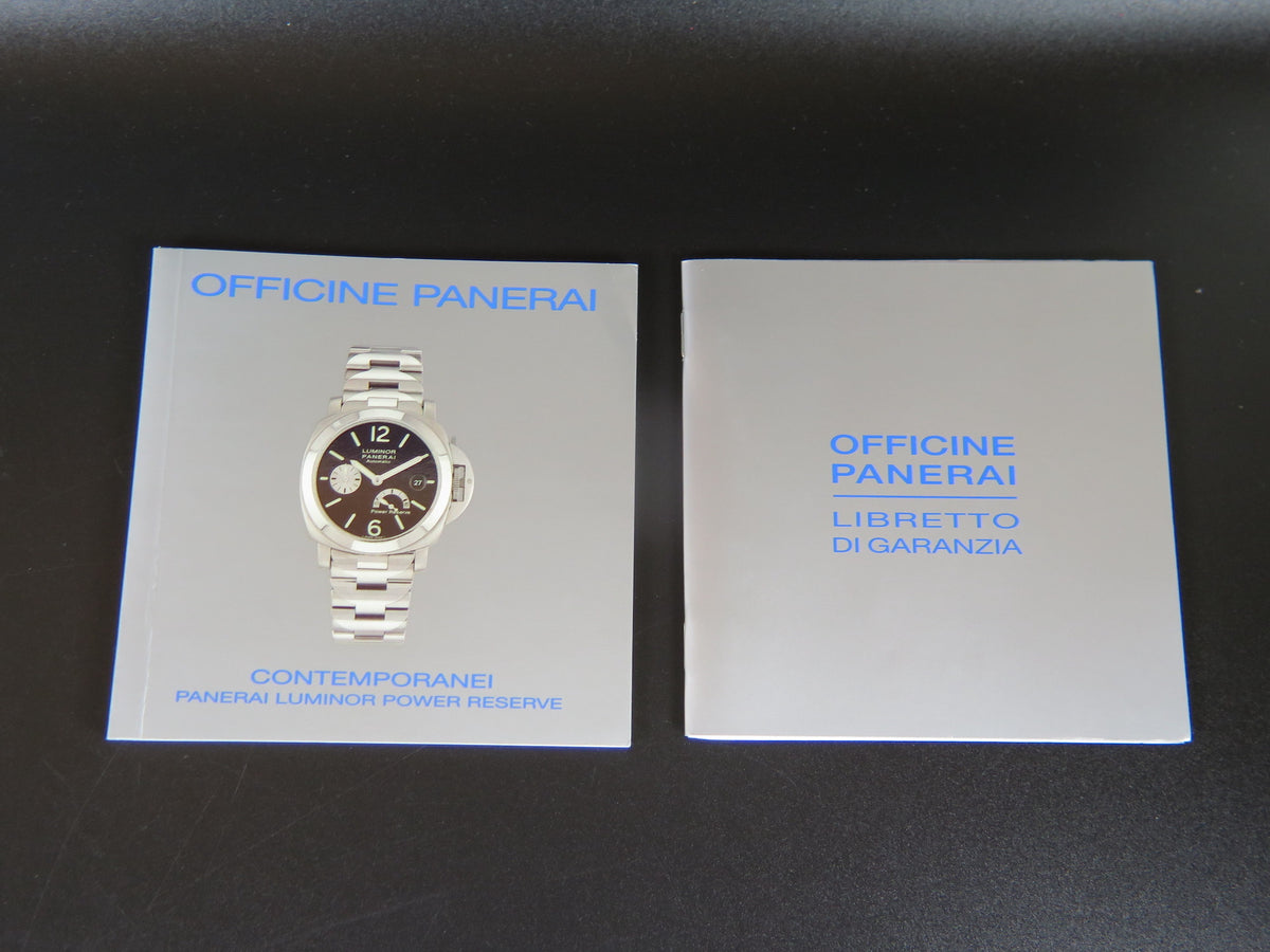 Panerai Luminor Power Reserve booklet set (1)
