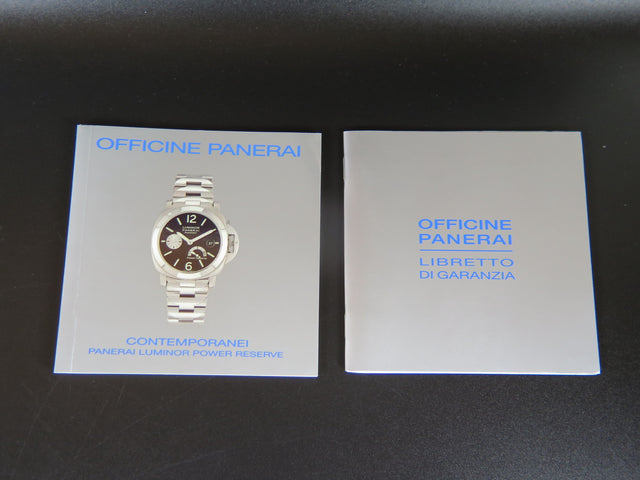 Panerai Luminor Power Reserve booklet set
