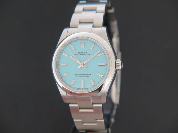 Rolex Oyster Perpetual 31 Turquoise Dial