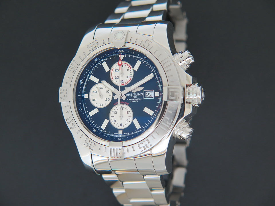Breitling Super Avenger II Black Dial A13371 (1)