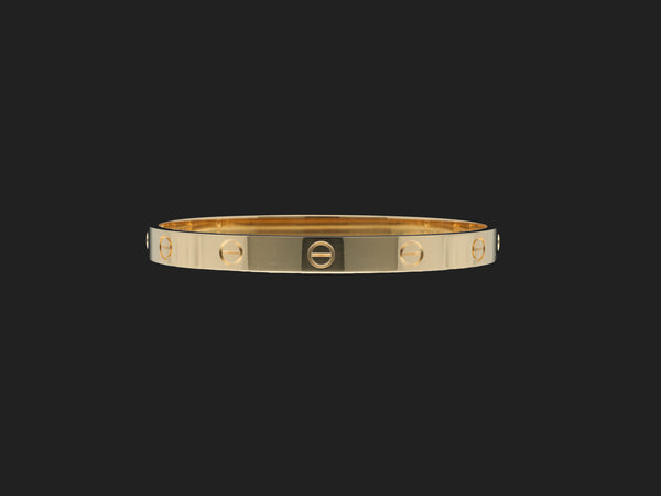 Cartier Love Bracelet Yellow Gold Size 18 NEW