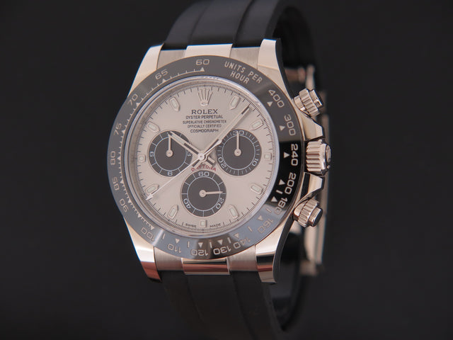 Rolex Daytona White Gold Steel/Black Dial 99% NEW
