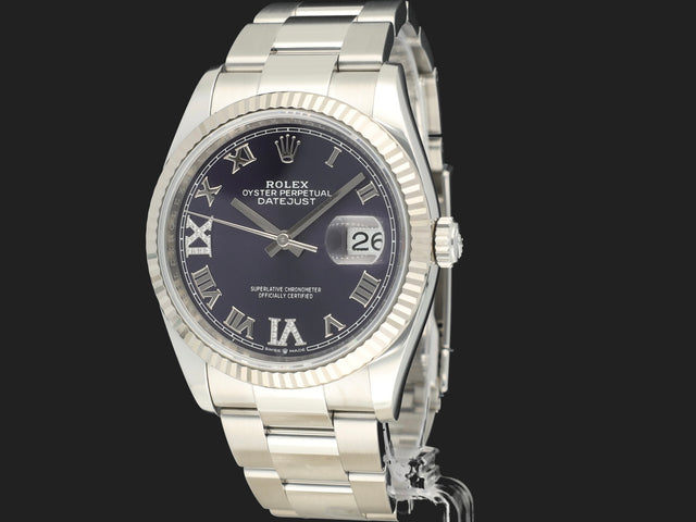 Rolex Datejust 36 Aubergine Diamond Dial