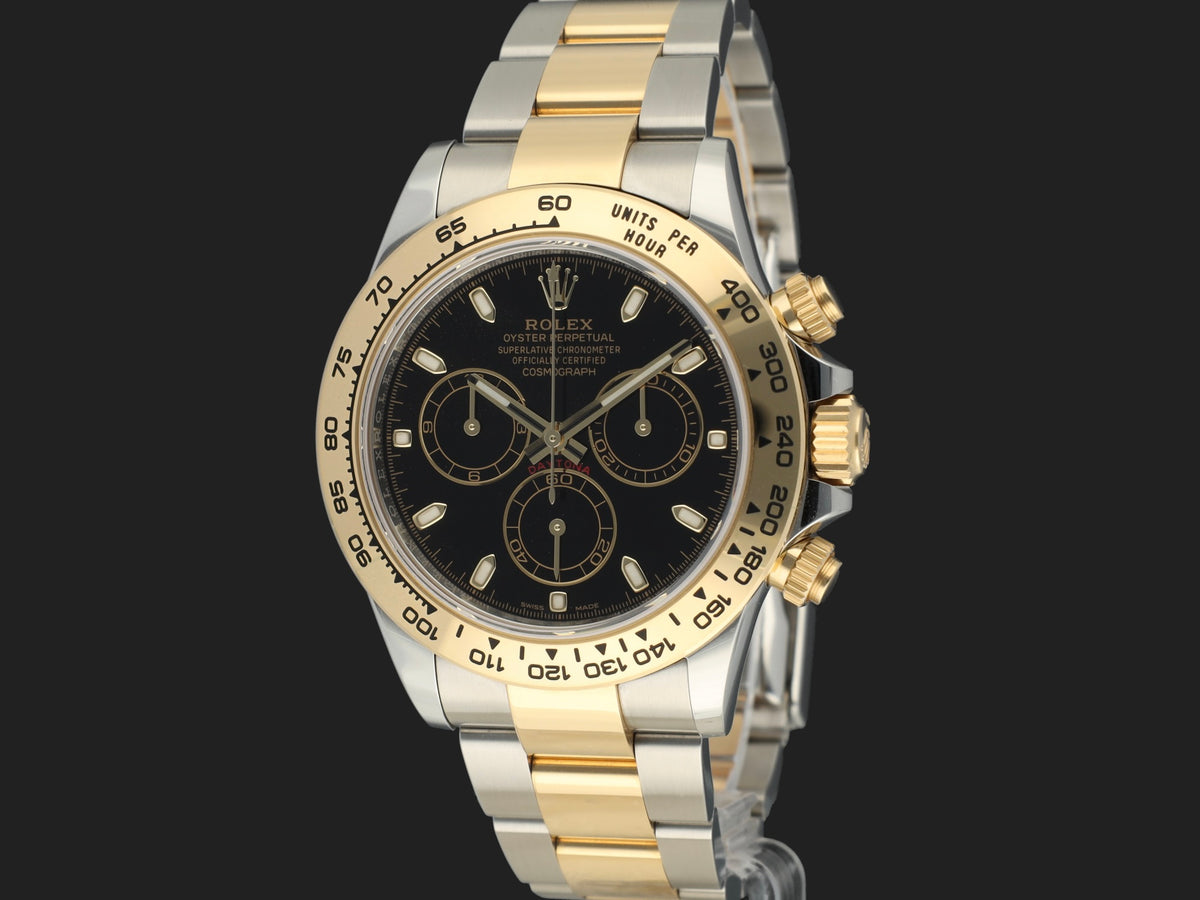 Rolex Daytona Gold/Steel Black Dial 116503 (1)