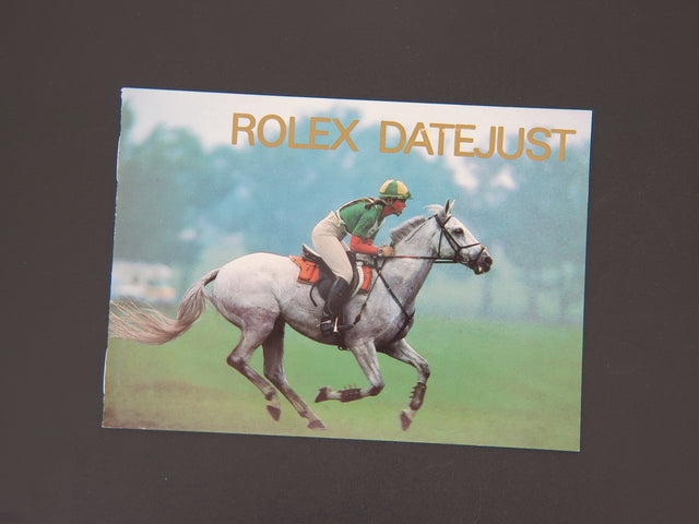 Rolex Datejust Booklet English