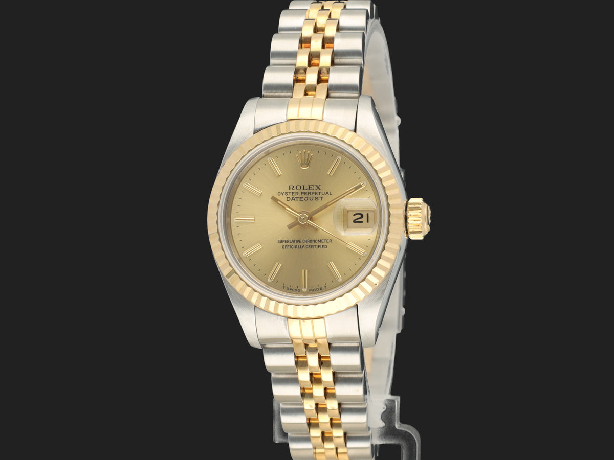 Rolex Lady-Datejust 26 Champagne Dial 69173  (1)