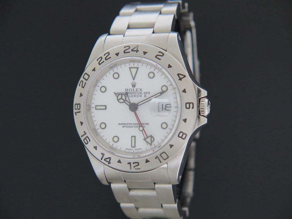 Rolex Explorer II White Dial 16570 (1)