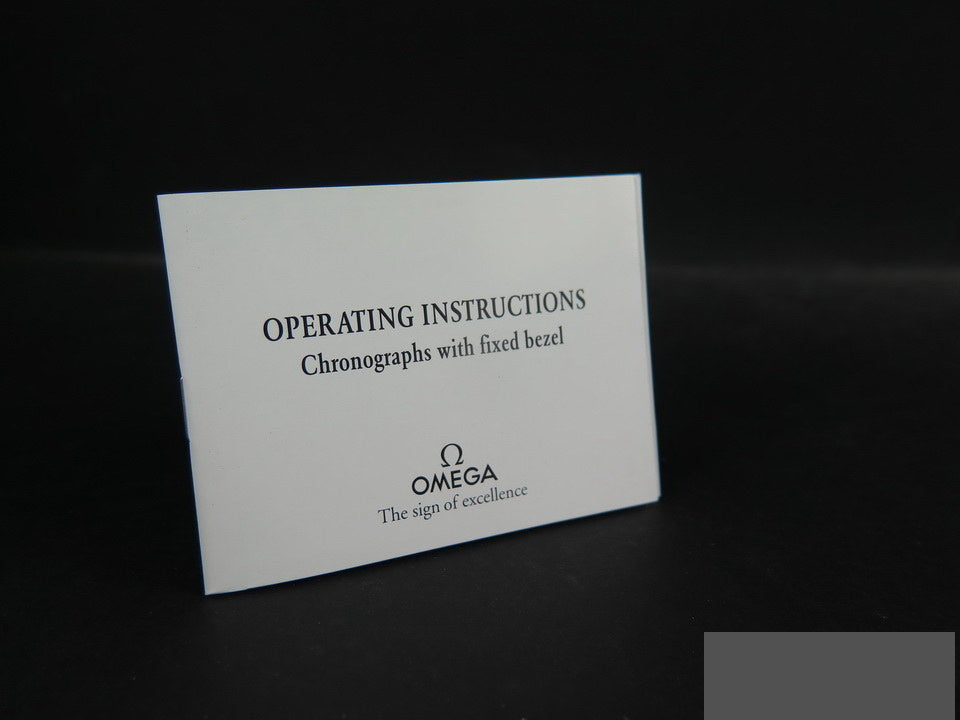 Omega Operating Instructions Manual  (1)