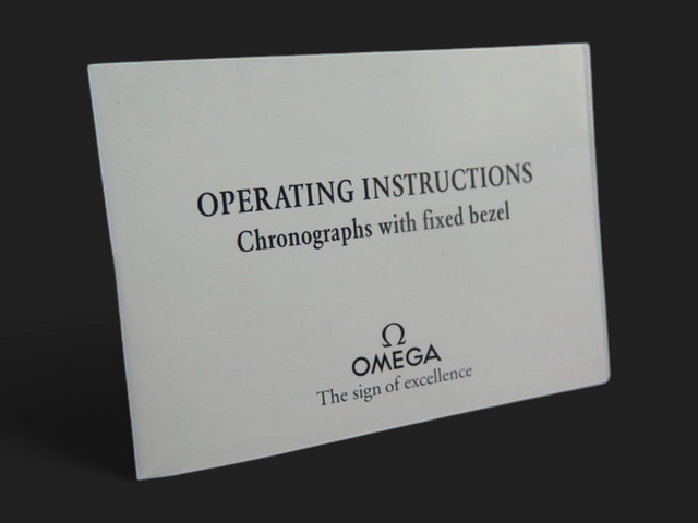 Omega Operating Instructions Manual