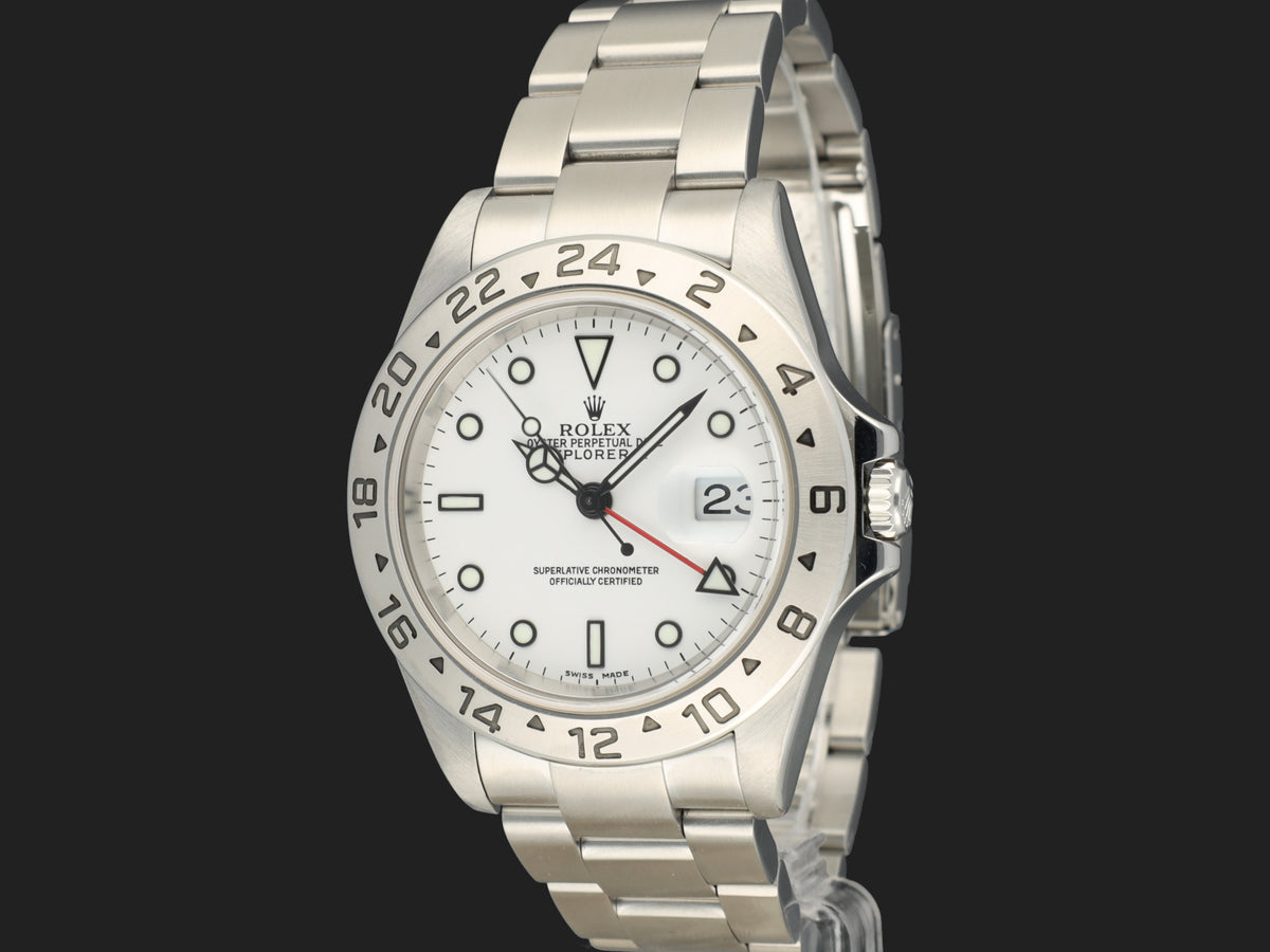 Rolex Explorer II White Dial 16570 (1)