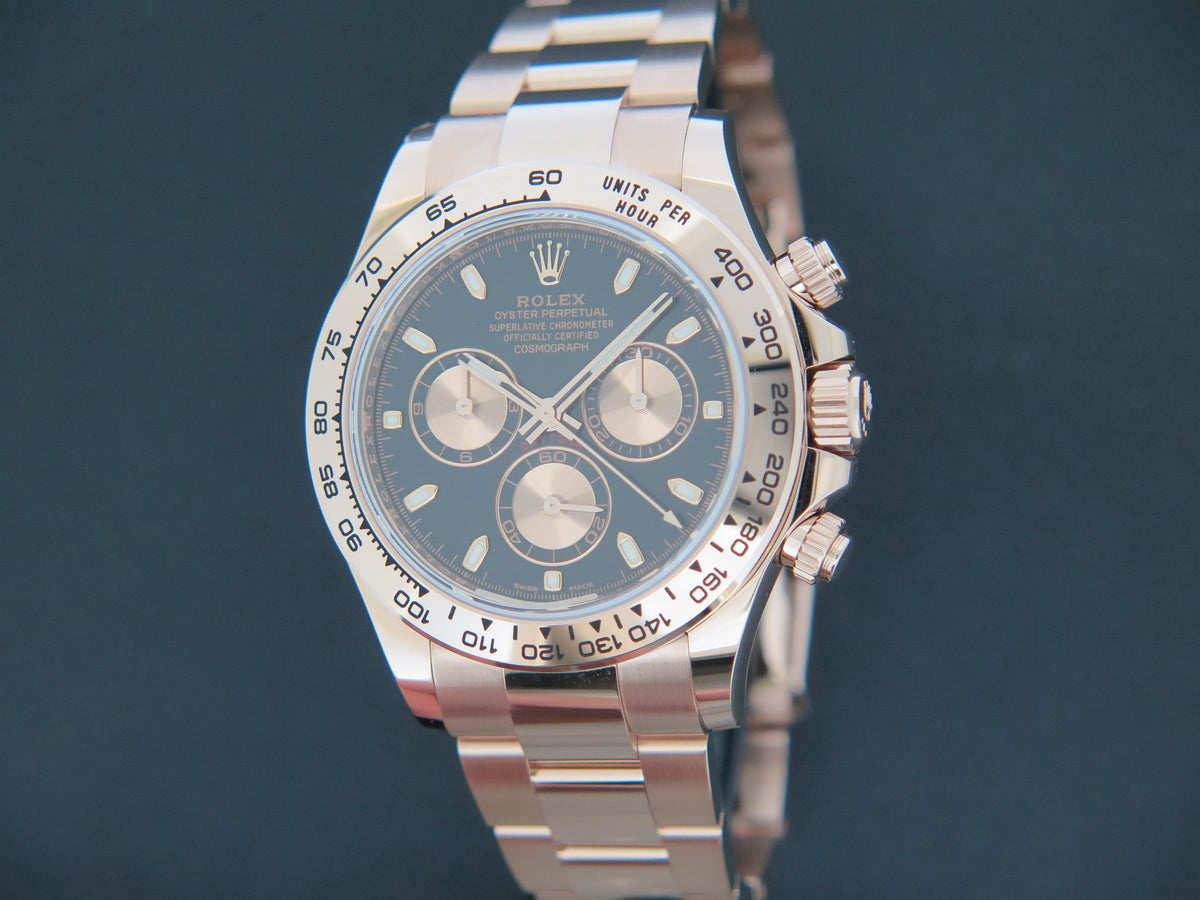 Rolex Daytona Everose  Black Dial 116505 NEW (1)
