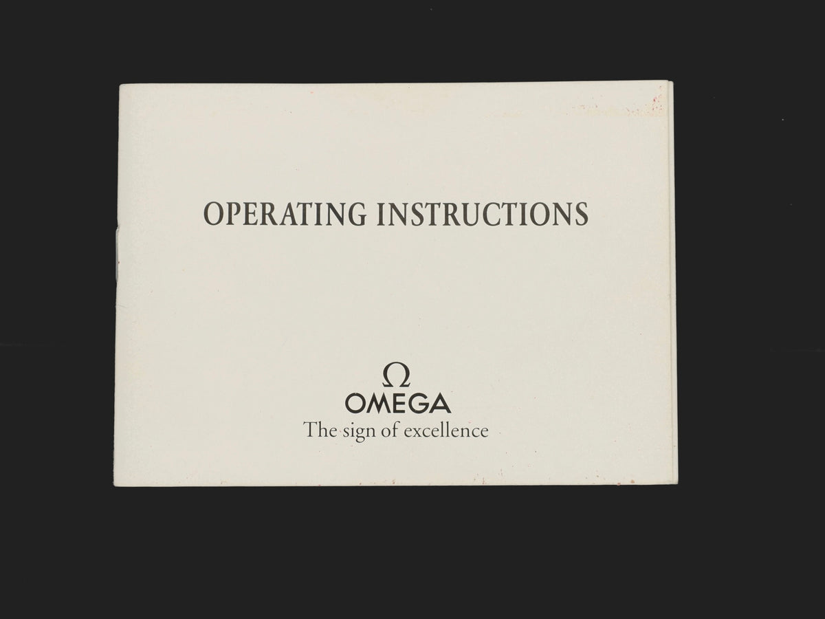 Omega Operating Instructions Booklet Cal. 1270 Piguet (1)