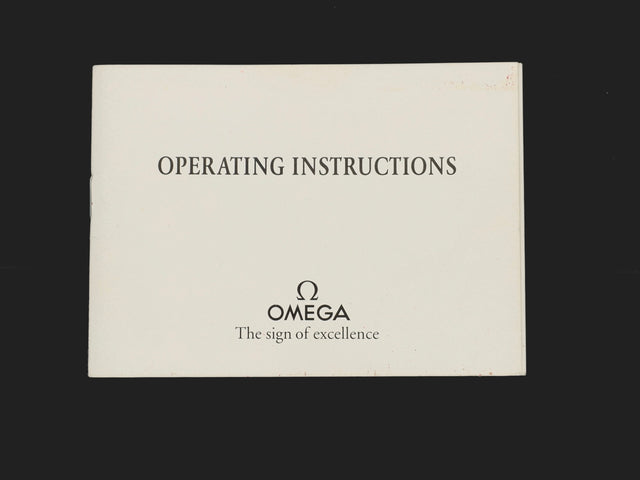 Omega Operating Instructions Booklet Cal. 1270 Piguet