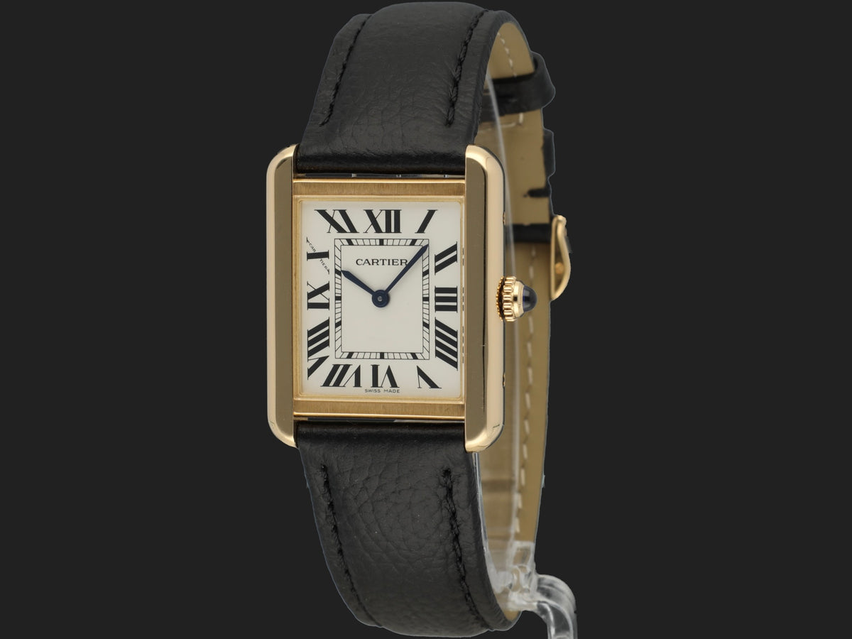 Cartier Tank Solo Small Yellow Gold W5200002 / 3168  (1)