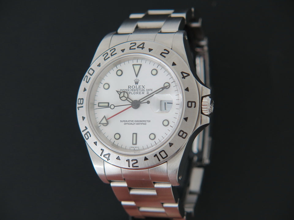 Rolex Explorer II White Dial 16570  ''Swiss Only'' (1)