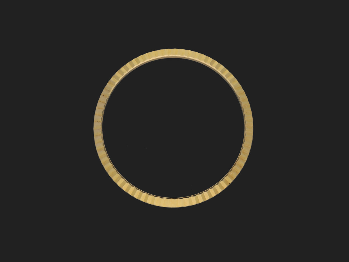 Rolex Yellow Gold Fluted Bezel for 36mm (1)