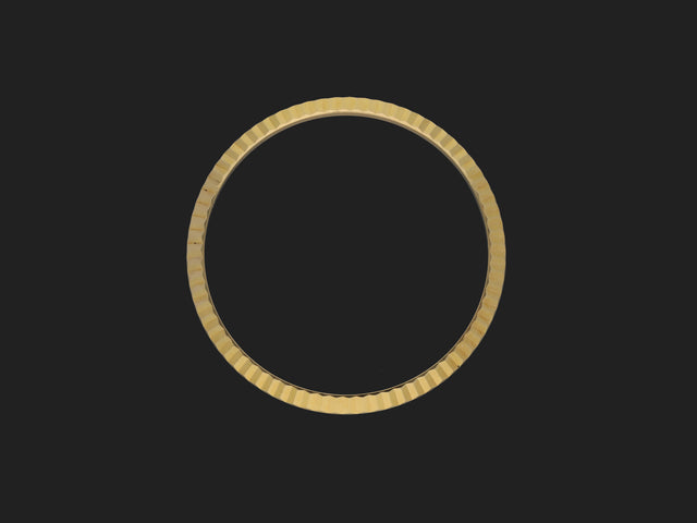 Rolex Yellow Gold Fluted Bezel for 36mm