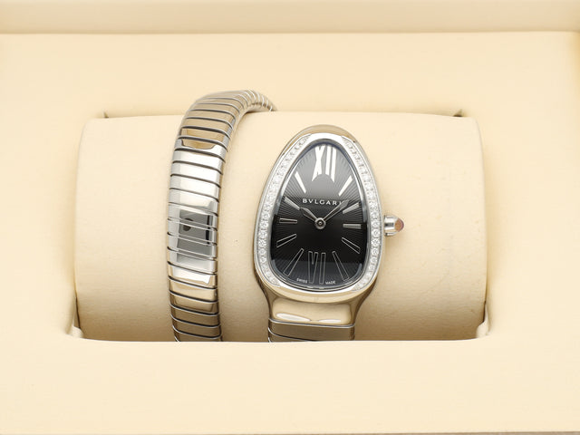 Bulgari Serpenti Tubogas Black Dial 103524 NEW