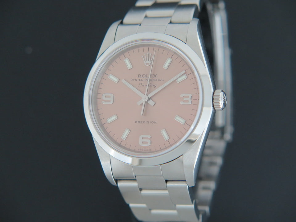 Rolex Air-King Pink Dial 14000 (1)