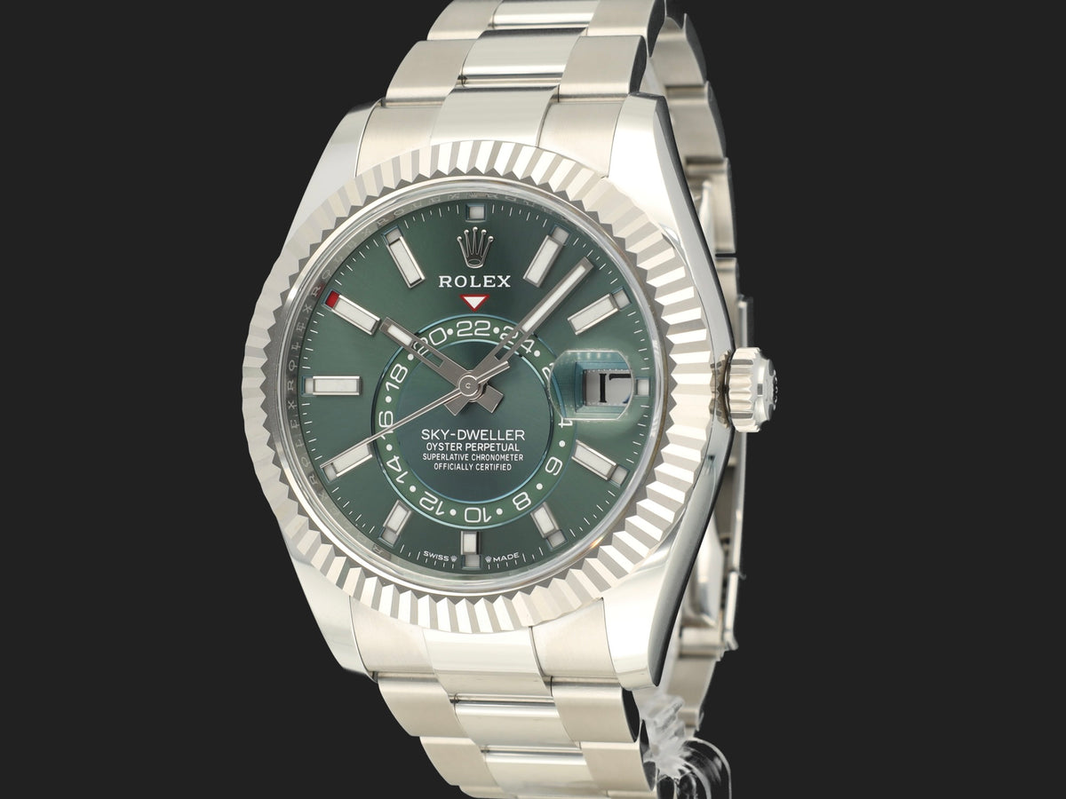 Rolex Sky-Dweller Mint Green Dial 336934 NEW (1)