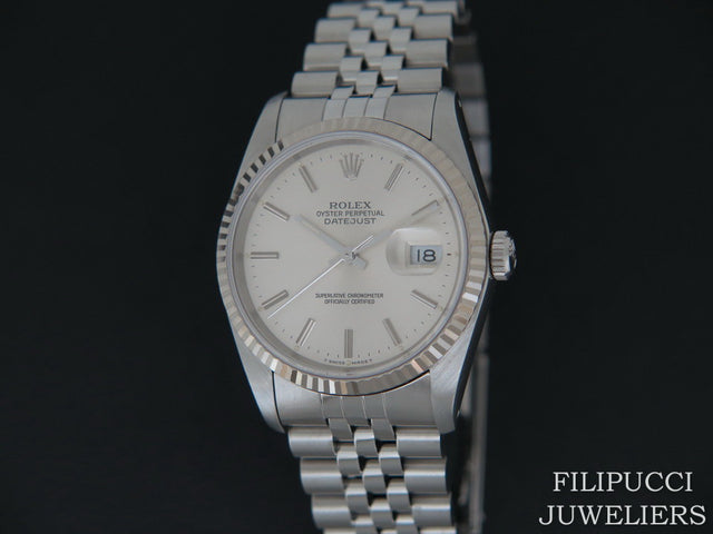 Rolex Datejust Silver Dial