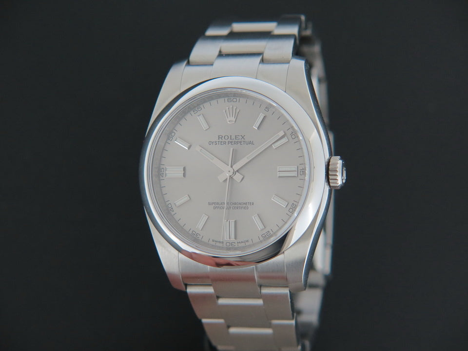 Rolex Oyster Perpetual  Steel Dial 116000 (1)