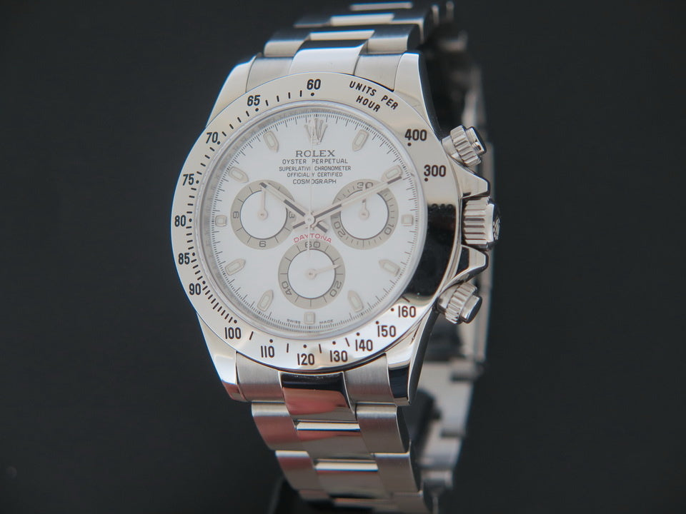 Rolex Daytona White Dial 116520 V-Serial (1)