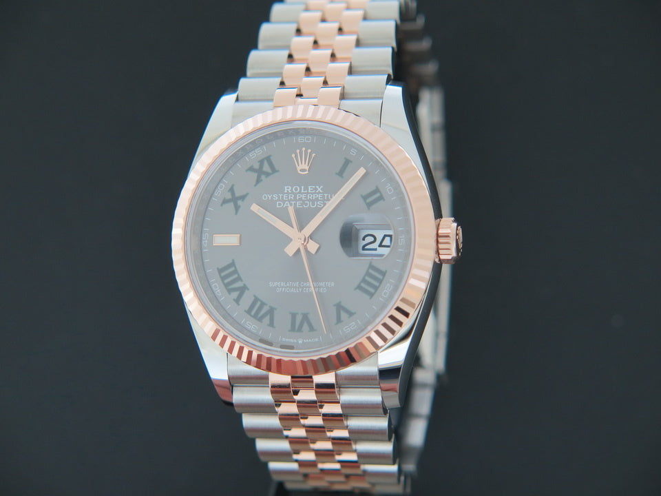 Rolex Datejust Everose/Steel Slate Dial NEW MODEL 2021 126231 (1)