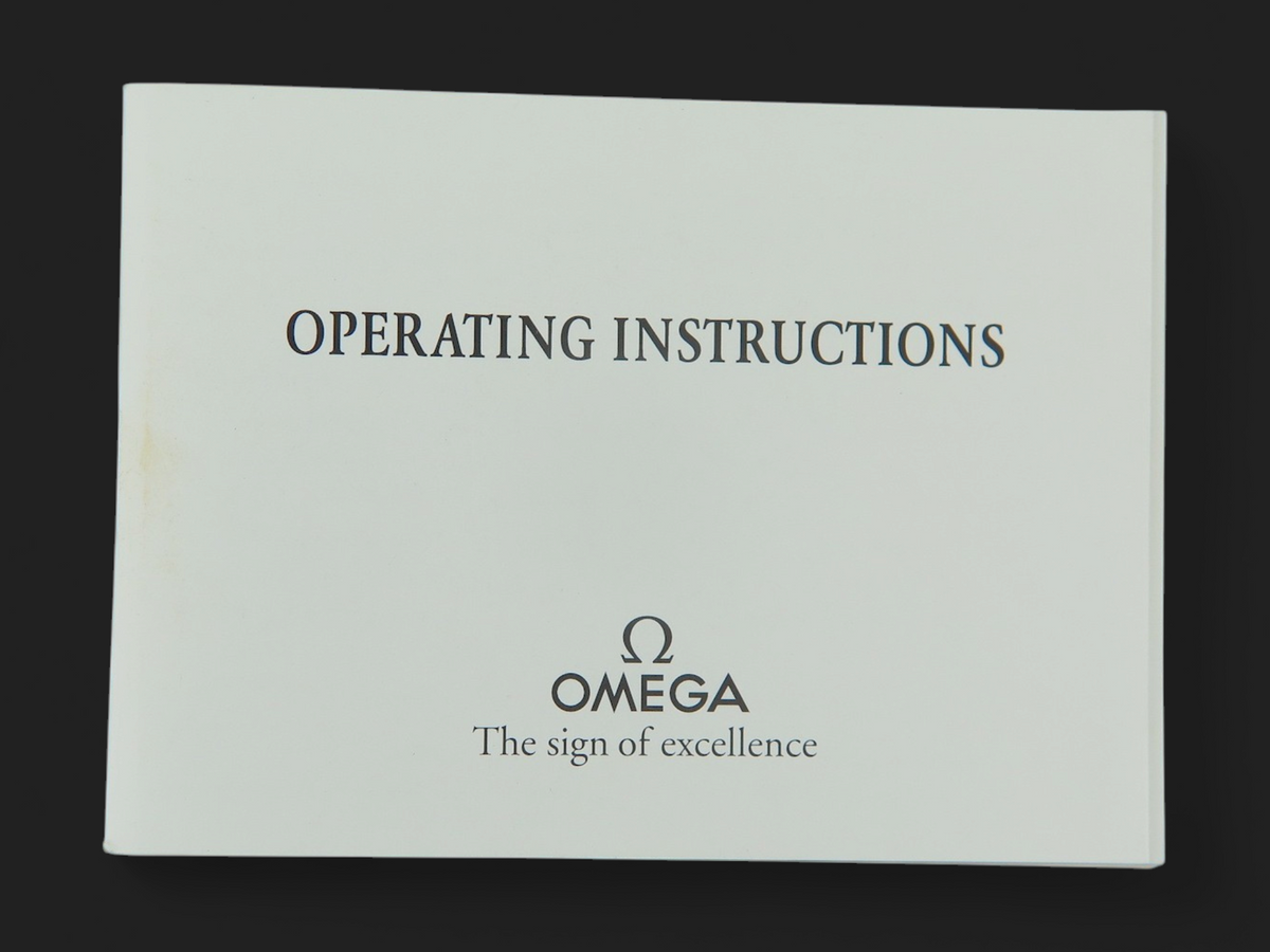 Omega Operating Instructions Booklet for Cal. 1861/1863 (1)