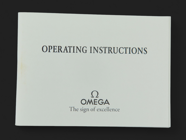 Omega Operating Instructions Booklet for Cal. 1861/1863
