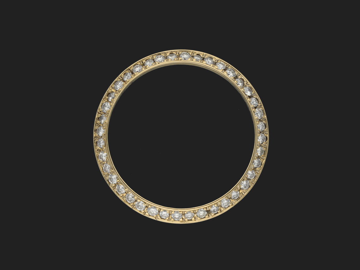Rolex Yellow Gold Diamond Aftermarket Bezel for Day-Date 118208 / 118238 (1)