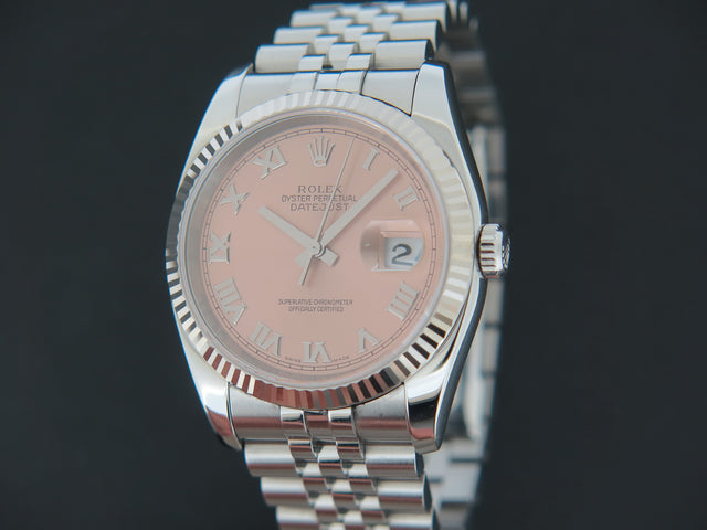 Rolex Datejust Pink Roman Dial