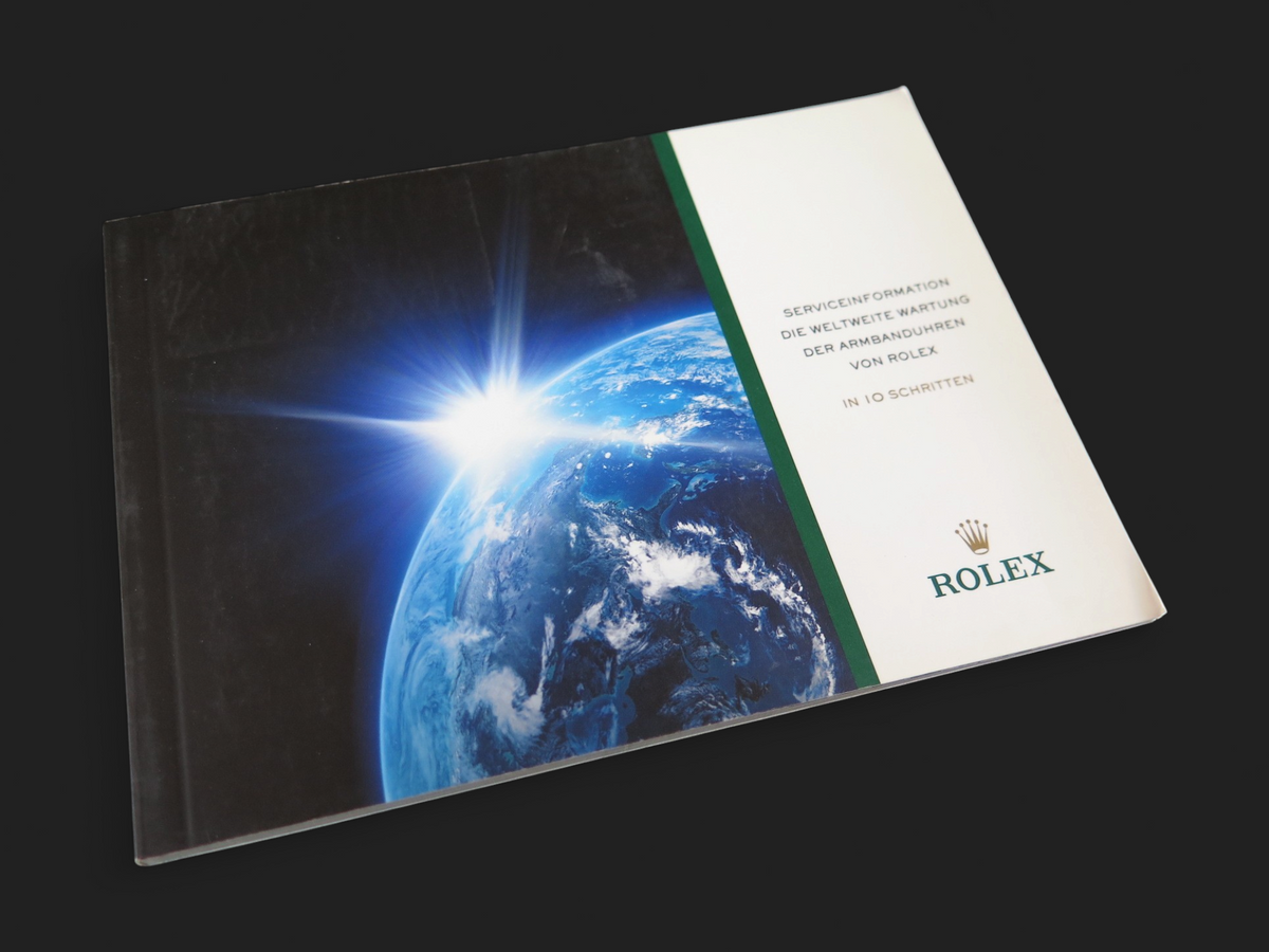 Rolex Service booklet