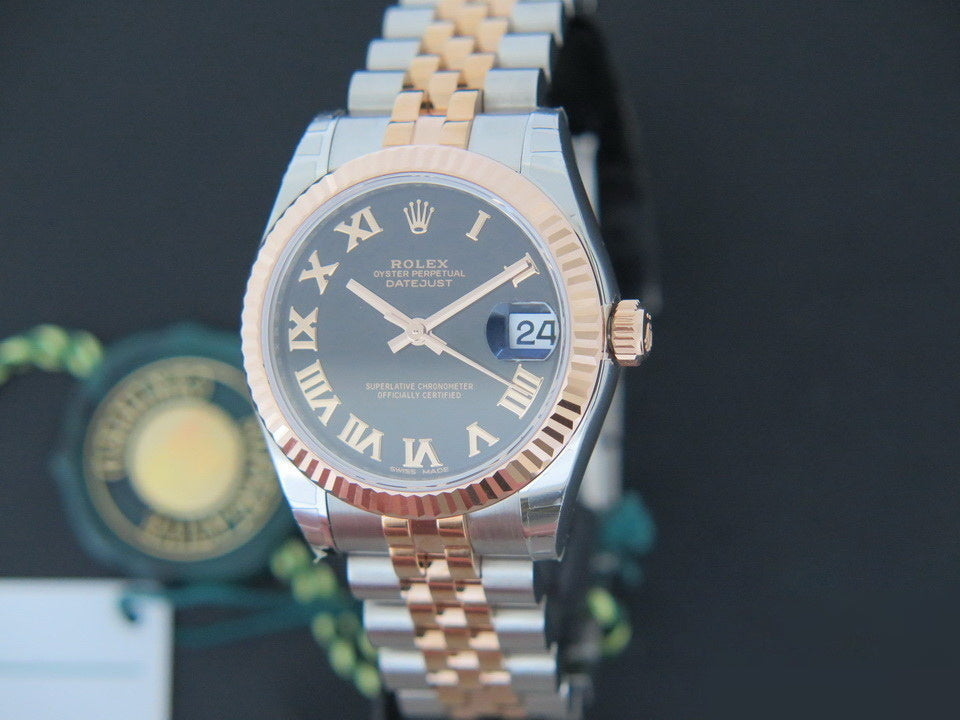 Rolex Datejust Everosegold/Steel Black Dial NEW 178271 FULL STICKERS 2020 "Kingdom of Bahrain" (1)