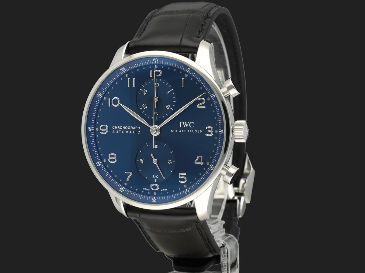 IWC Portugieser Chronograph Blue Dial IW371491 (1)