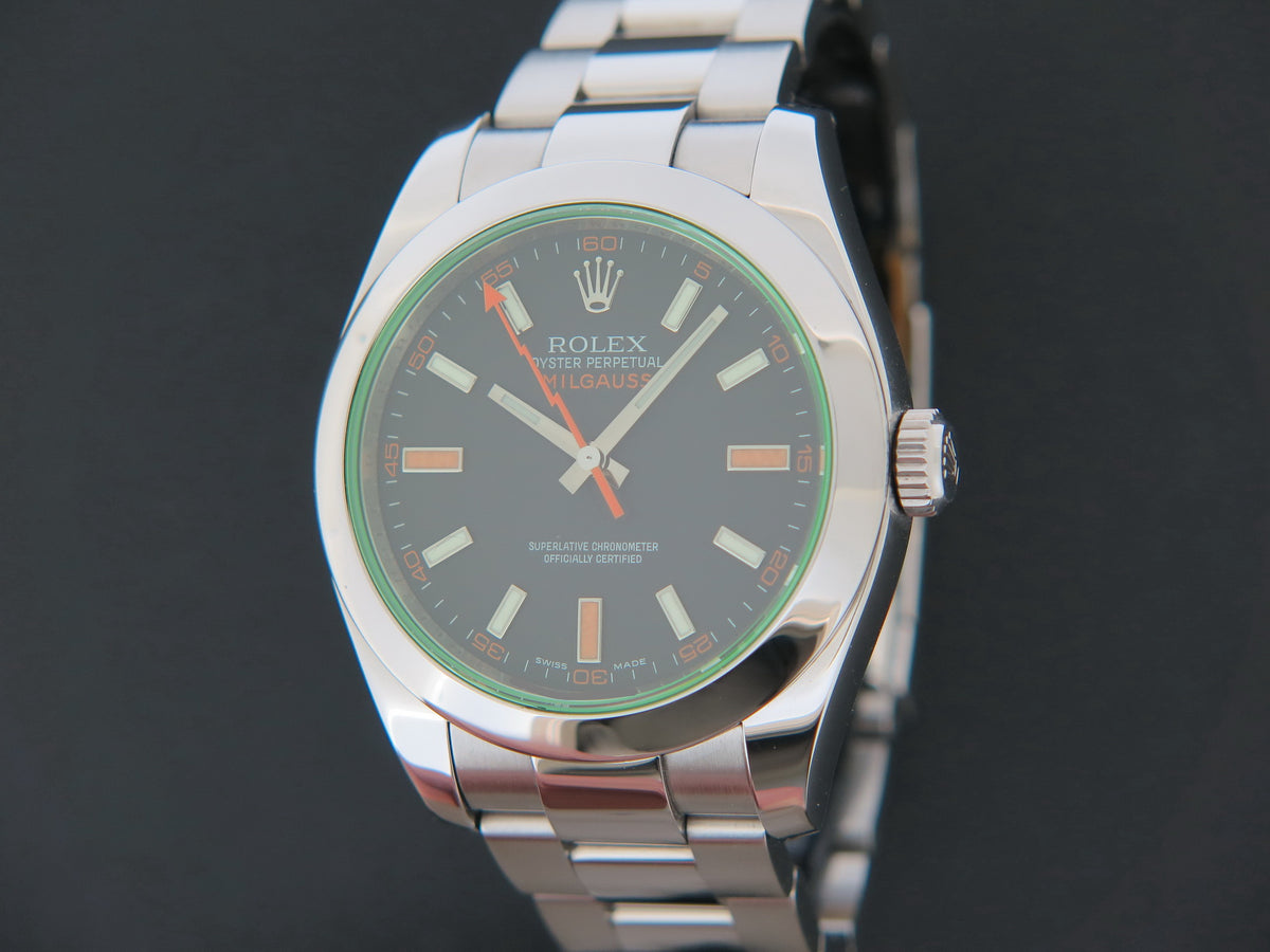 Rolex Milgauss Black Dial 116400GV (1)