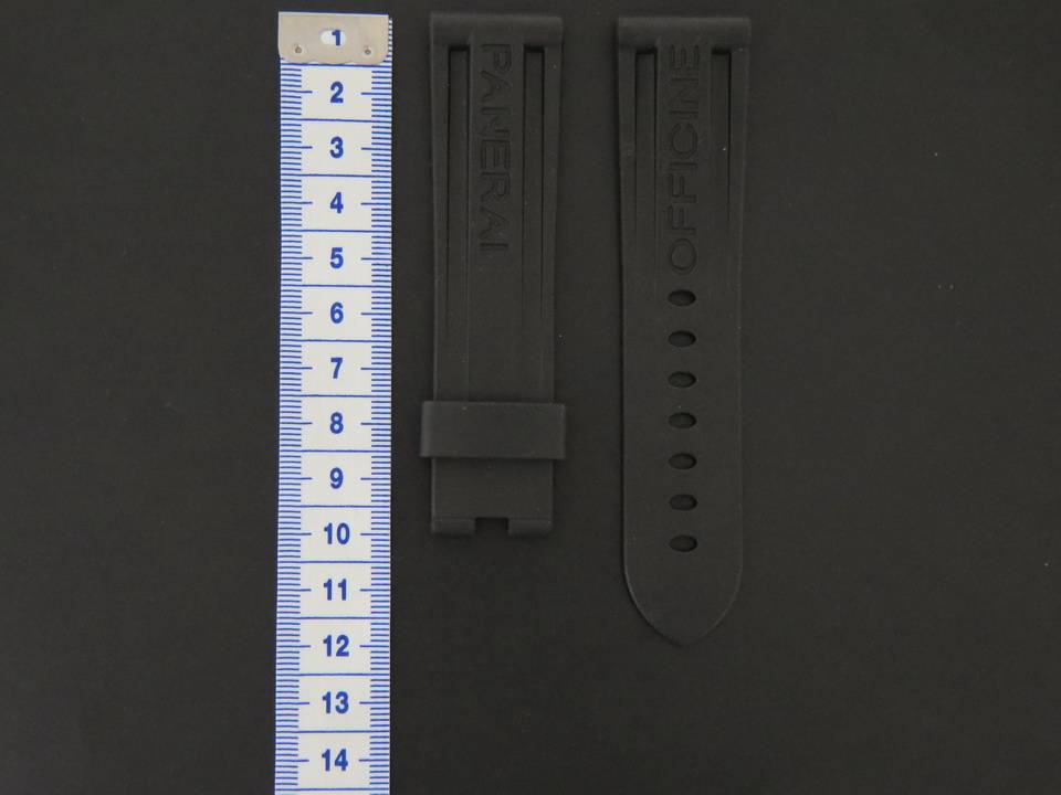 Panerai Rubber Strap 24 MM New (1)