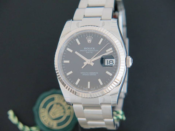 Rolex Date Black Dial
