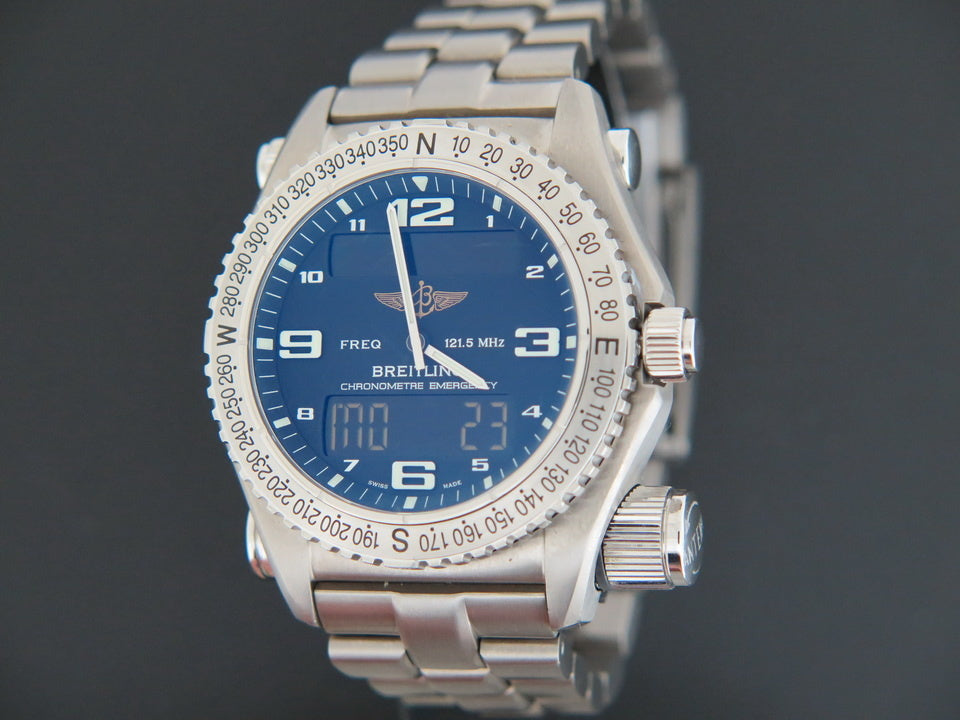 Breitling Emergency E76321 Black  Dial (1)