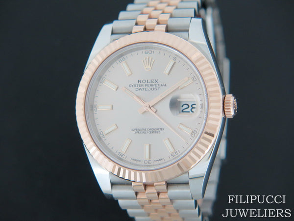 Rolex Datejust 41 Everosegold/Steel Sundust Dial